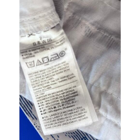 Khakis by Gap Girlfiend 4" Shorts Size 2 Blue Palm Tree Print - Picture 6 of 9